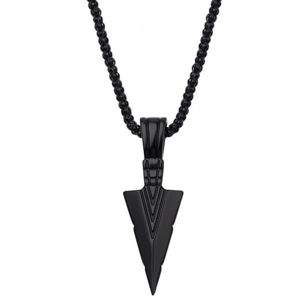 Stainless Steel Chic Gift Brothers Pendant Long Chain Necklace Jewelry Arrow Stainless Steel Chic Gift Brothers Pendant Long Chain Necklace Jewelry Arrow